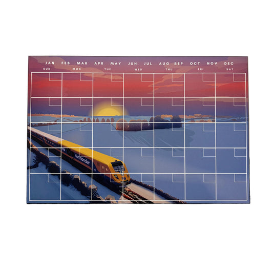 Wooden Northlander Chalkboard Calendar