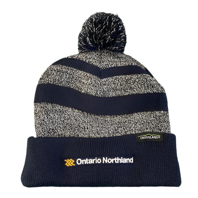 Navy Heather Pom-Pom Toque