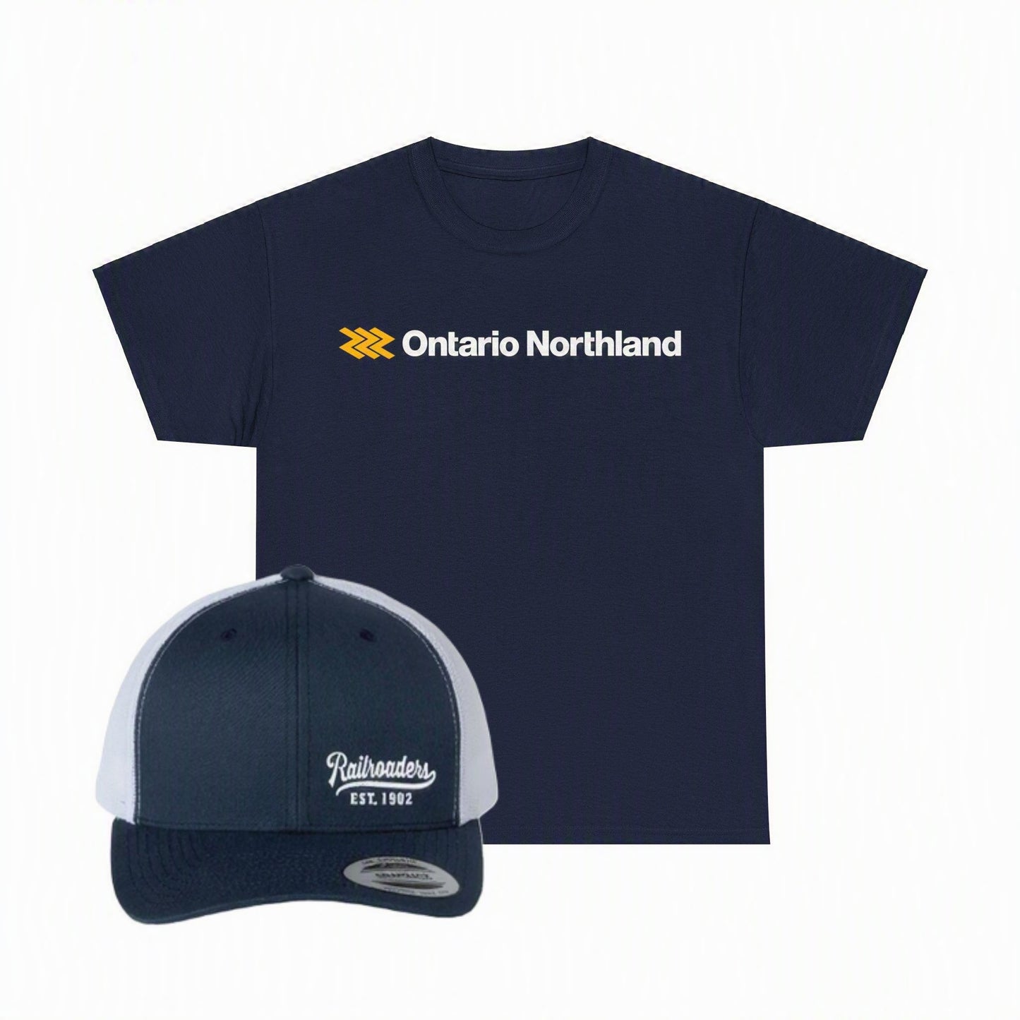Railroaders Cap and Logo Shirt Bundle