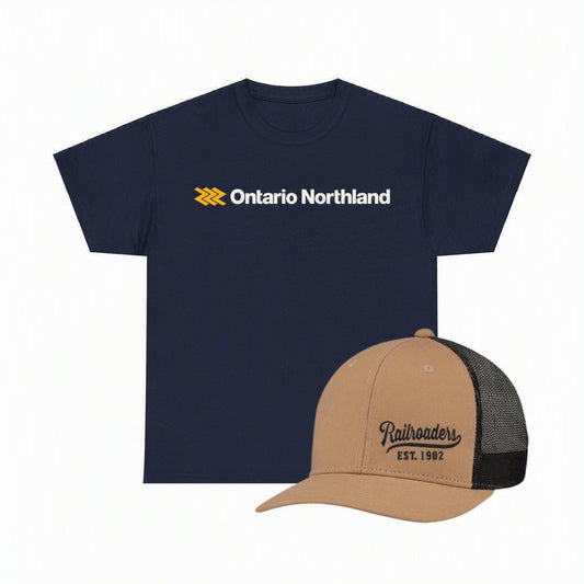 Railroaders Cap and Logo Shirt Bundle