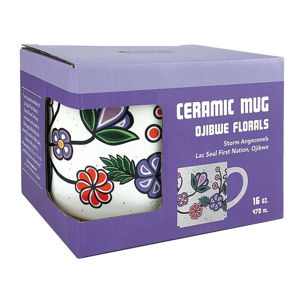 Ceramic Mug (Ojibwe Florals)