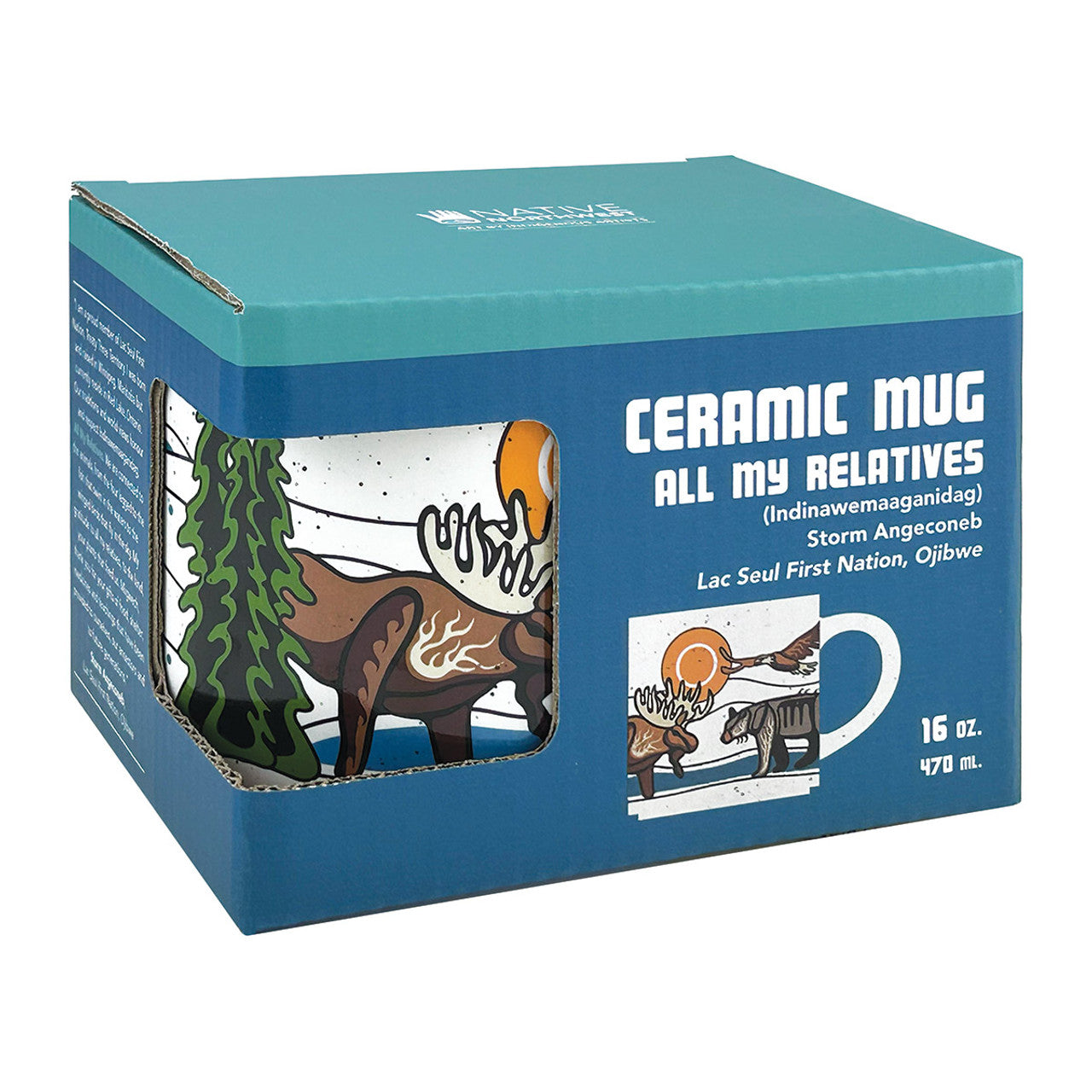 Ceramic Mug - All My Relatives (Indinawemaaganidag)